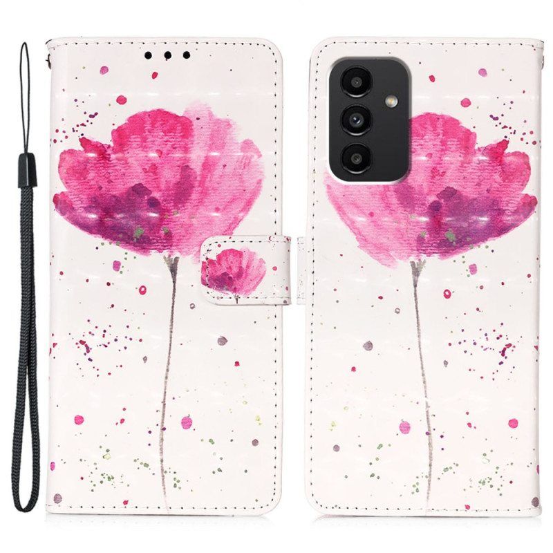 Kuori Kotelot Samsung Galaxy A54 5G Tiger Poppy Kaulanauha