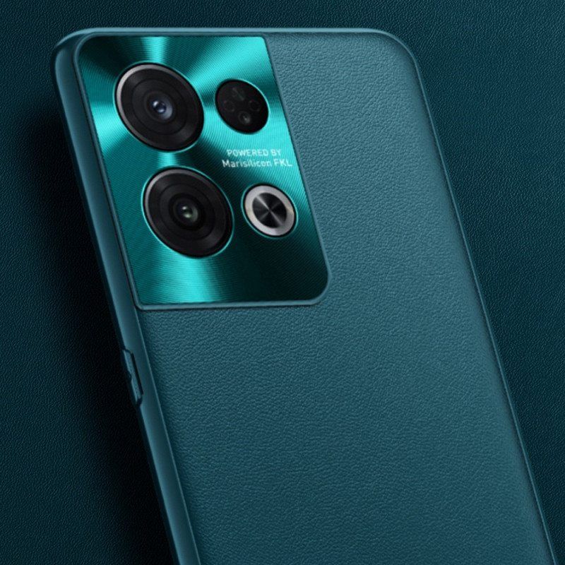 Kuori Oppo Reno 8 Ensiluokkainen Keinonahka