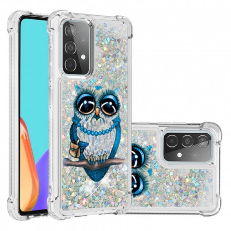 Kuori Samsung Galaxy A52 4G / A52 5G / A52s 5G Neiti Owl Sequins