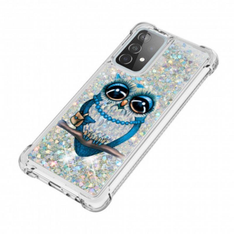 Kuori Samsung Galaxy A52 4G / A52 5G / A52s 5G Neiti Owl Sequins