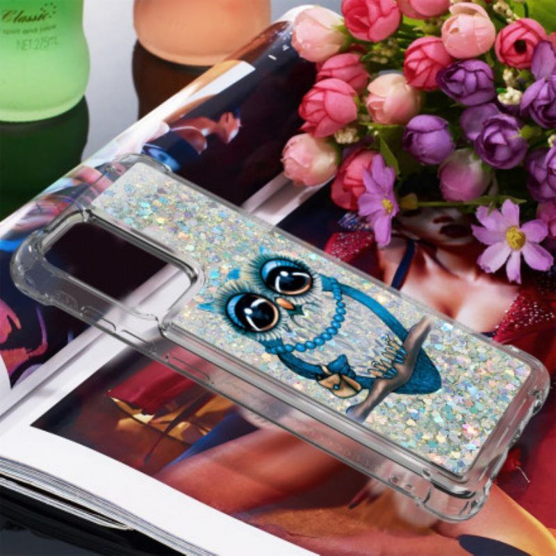 Kuori Samsung Galaxy A52 4G / A52 5G / A52s 5G Neiti Owl Sequins