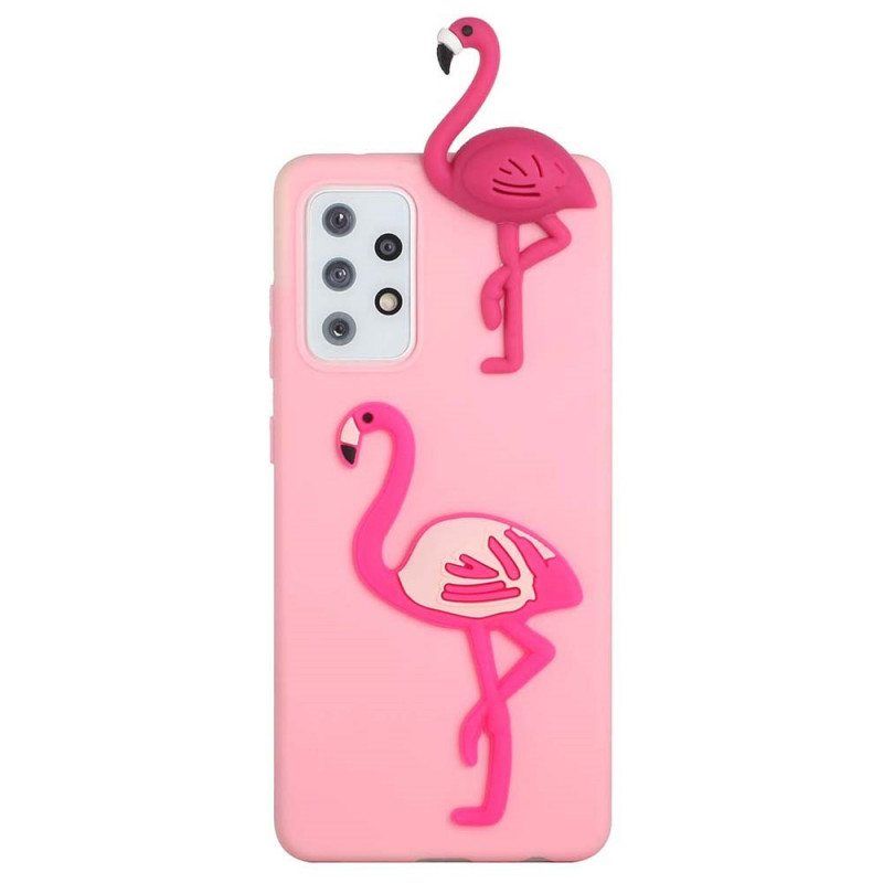 Kuori Samsung Galaxy A53 5G 3d Flamingo