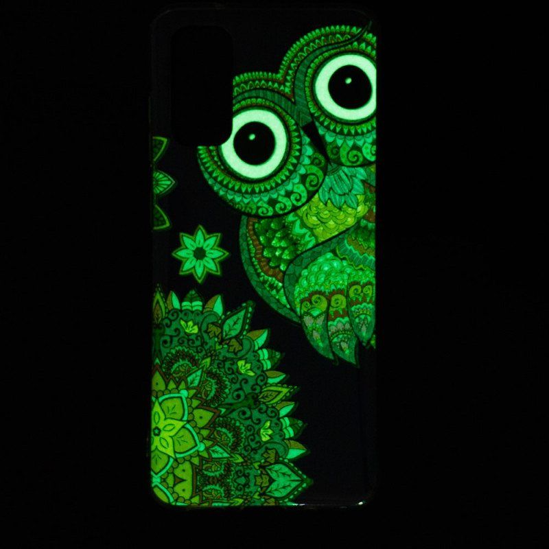 Kuori Samsung Galaxy A53 5G Fluoresoiva Pöllön Mandala