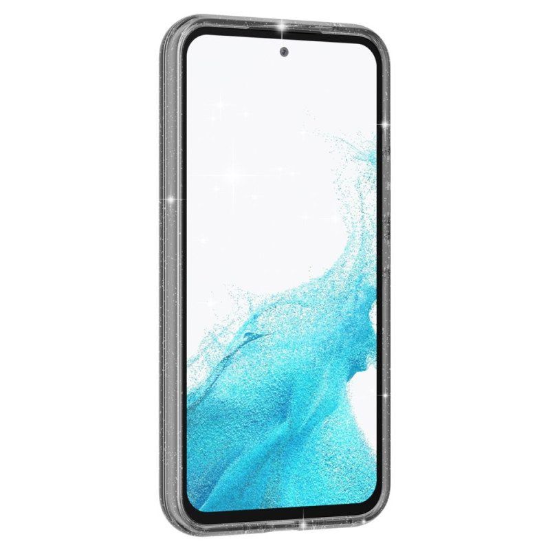 Kuori Samsung Galaxy A54 5G Läpinäkyvät Paljetit