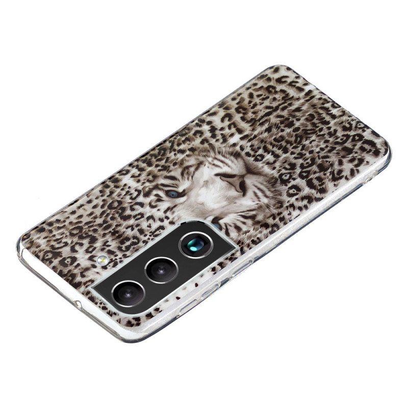 Kuori Samsung Galaxy S22 5G Leopardi Loisteputki