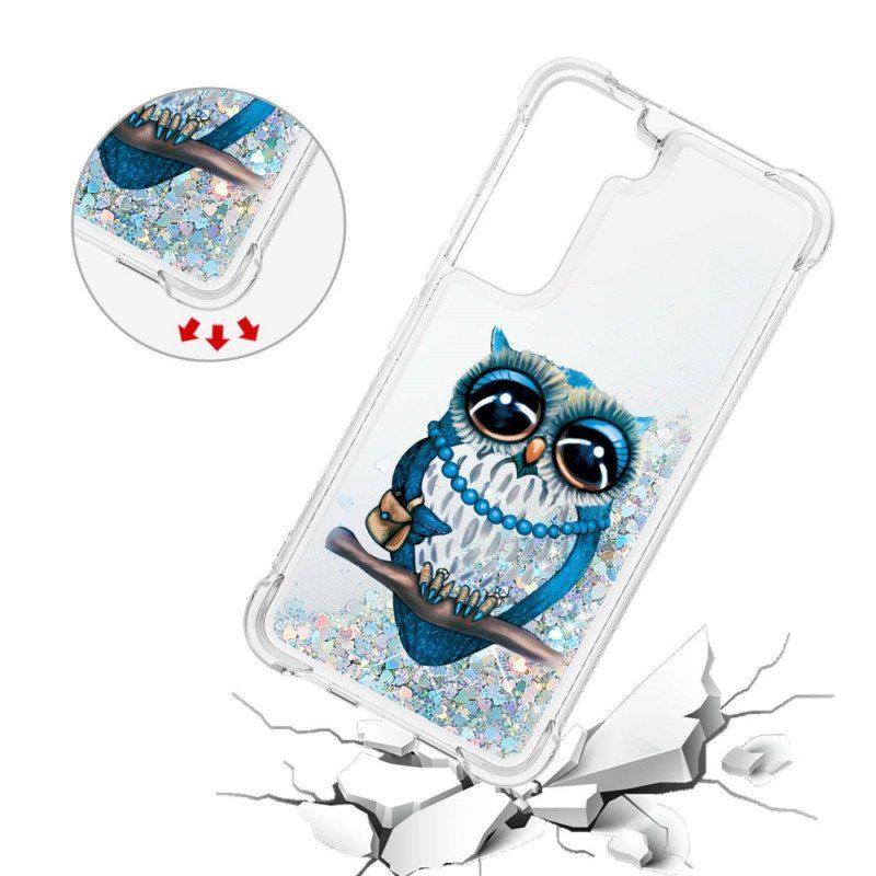 Kuori Samsung Galaxy S22 5G Neiti Owl Sequins