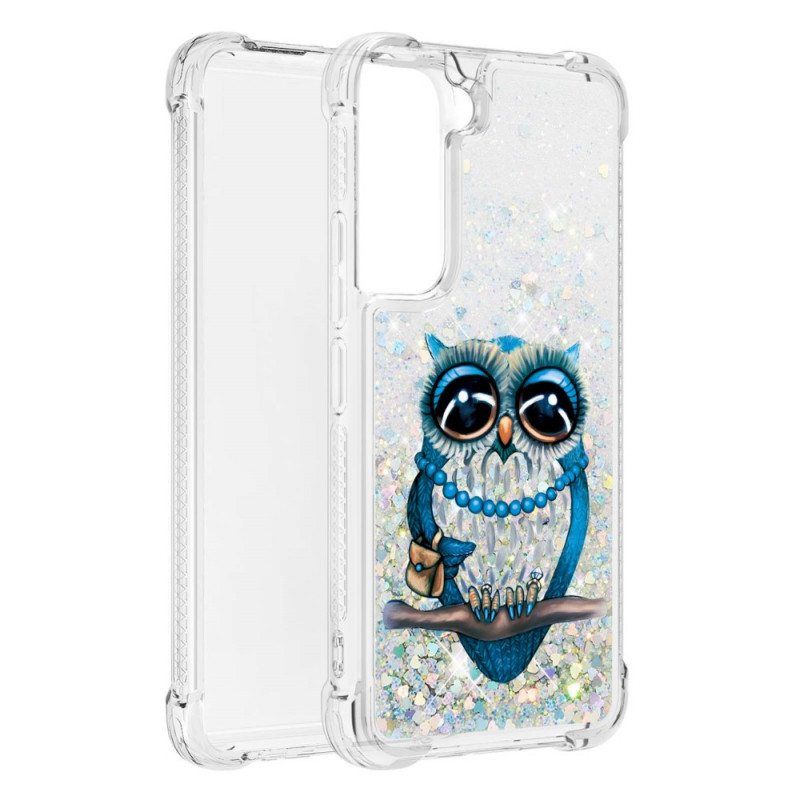 Kuori Samsung Galaxy S22 5G Neiti Owl Sequins