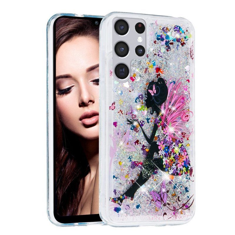 Kuori Samsung Galaxy S22 Ultra 5G Glitter Fairy