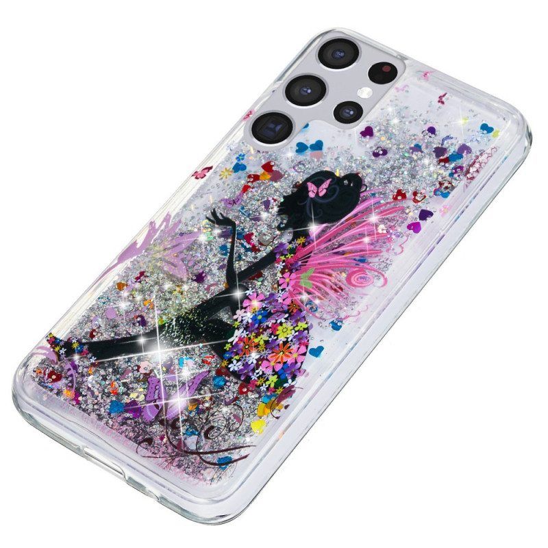 Kuori Samsung Galaxy S22 Ultra 5G Glitter Fairy