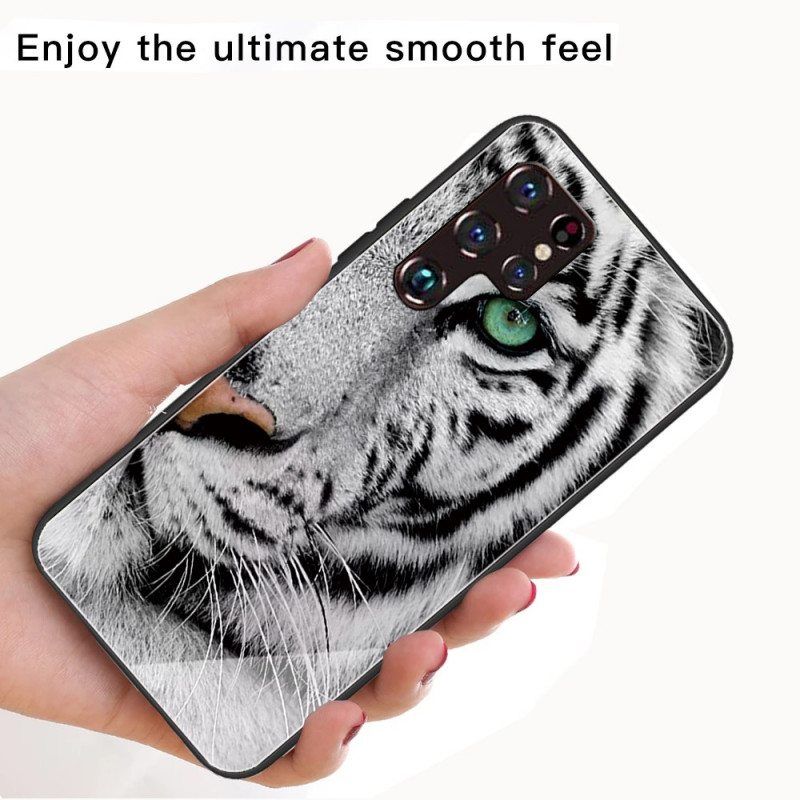 Kuori Samsung Galaxy S22 Ultra 5G Tiger Karkaistu Lasi