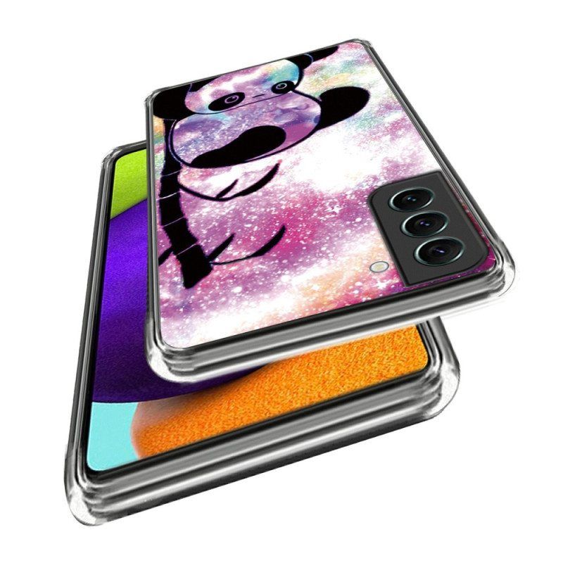 Kuori Samsung Galaxy S23 5G Silikoni Panda Ylösalaisin