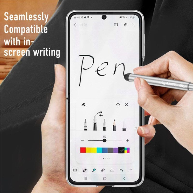 Kuori Samsung Galaxy Z Flip 4 Kotelot Flip Gkk Stylus -kynällä