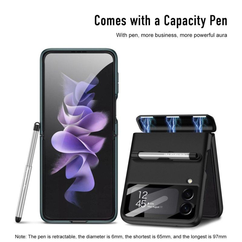 Kuori Samsung Galaxy Z Flip 4 Kotelot Flip Gkk Stylus -kynällä