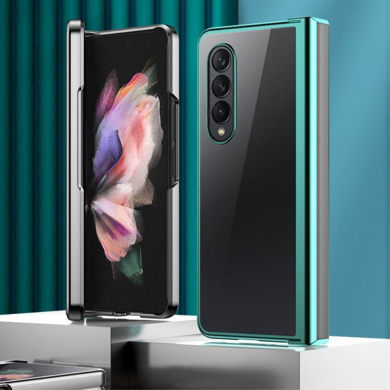 Kuori Samsung Galaxy Z Fold 4 Kirkas Metallinen Saranoitu