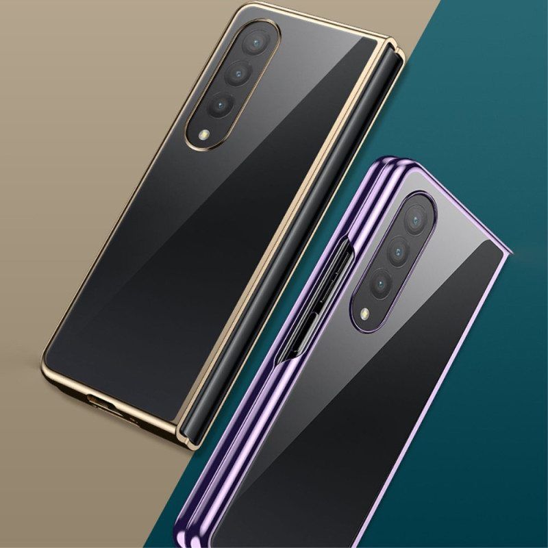 Kuori Samsung Galaxy Z Fold 4 Läpinäkyvä Metallinen