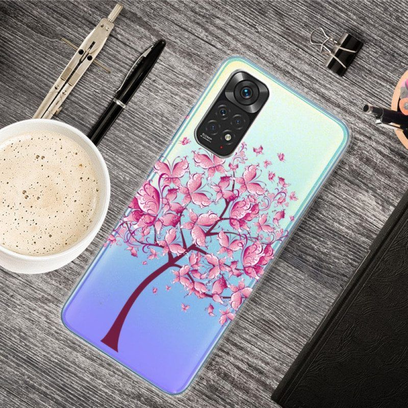 Kuori Xiaomi Redmi Note 11 / 11S Pinkki Puun Latva