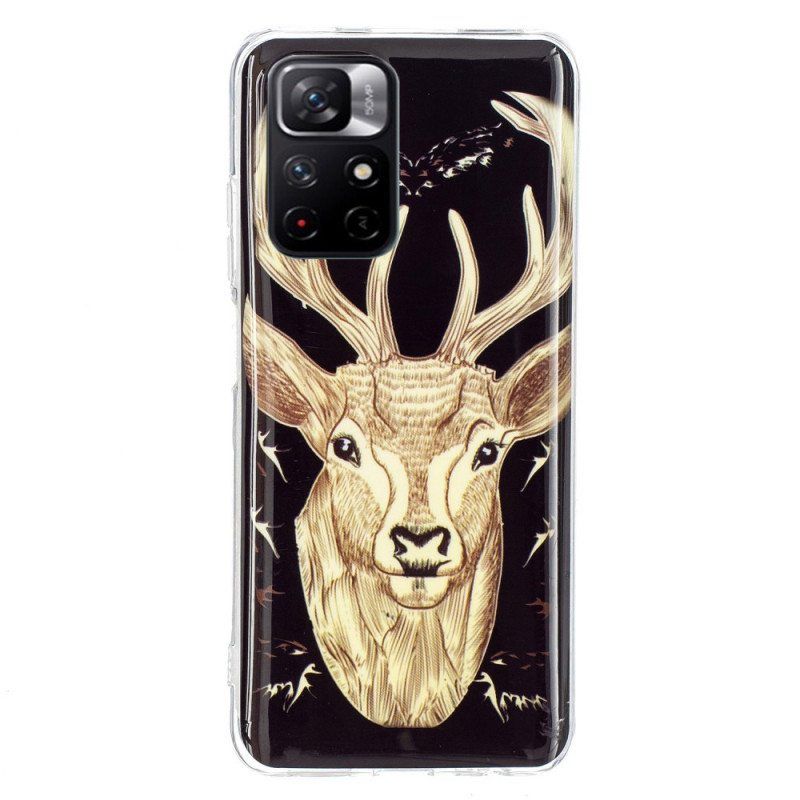 Kuori Xiaomi Redmi Note 11 Pro Plus 5G Fluoresoiva Majestic Deer