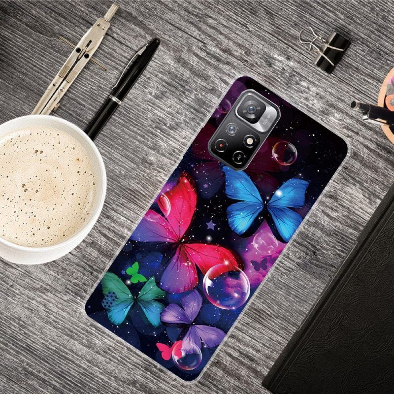 Kuori Xiaomi Redmi Note 11 Pro Plus 5G Joustavat Perhoset