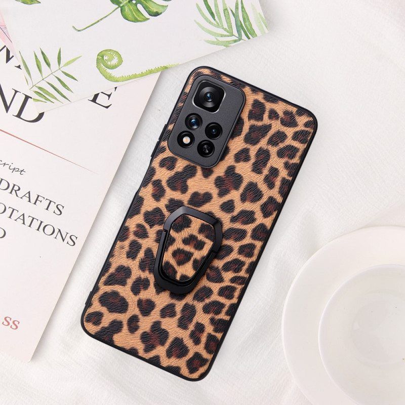 Kuori Xiaomi Redmi Note 11 Pro Plus 5G Leopard-tyylinen Rengastuki