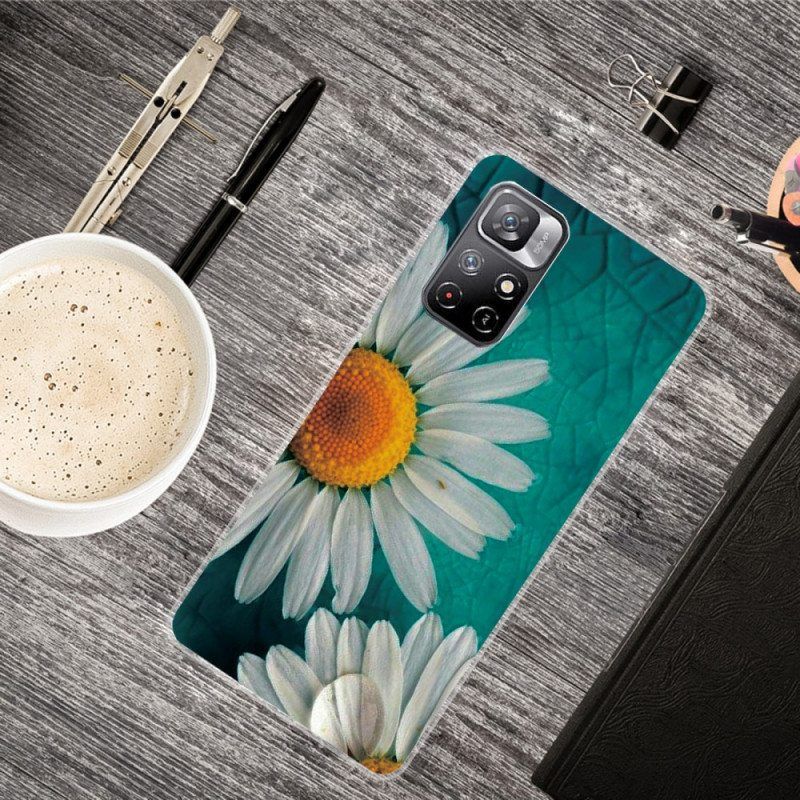 Kuori Xiaomi Redmi Note 11 Pro Plus 5G Silikoni Daisy