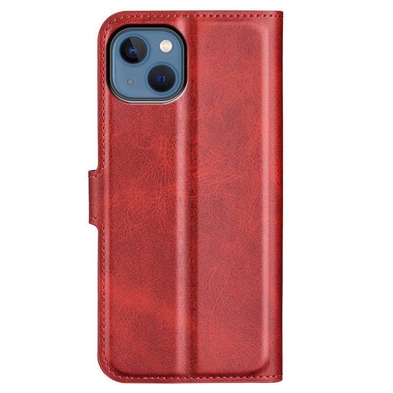 Nahkakotelo iPhone 14 Plus Ohut Extreme Leather -efekti