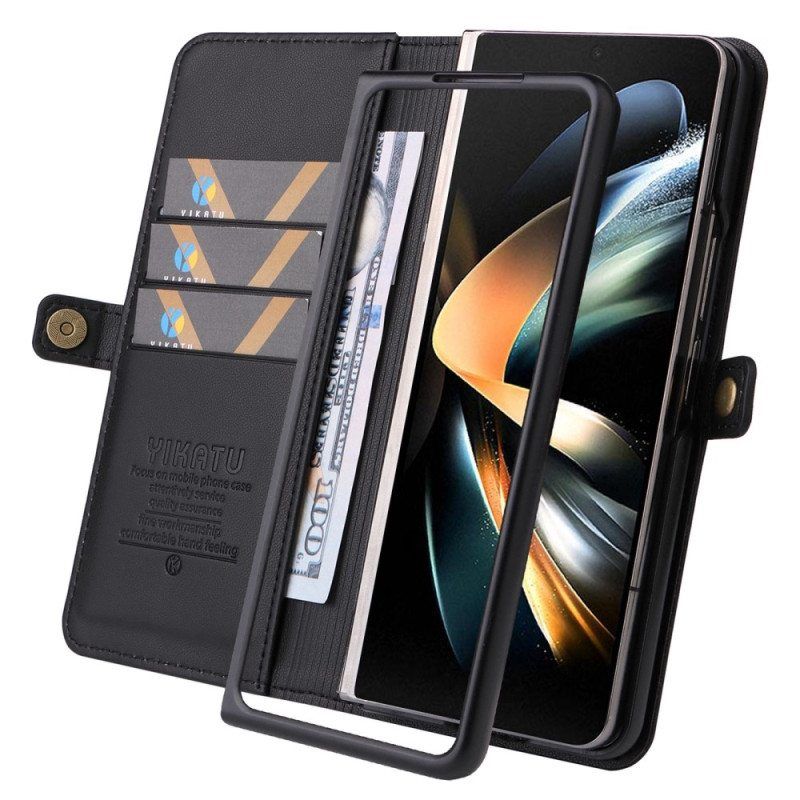 Nahkakotelo Samsung Galaxy Z Fold 4 Yikatu Yk-001