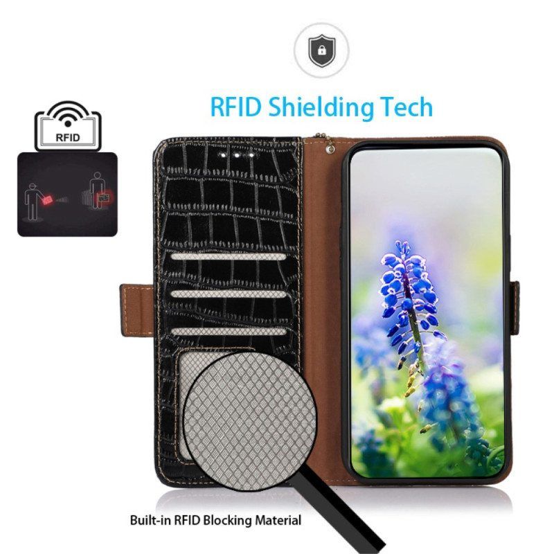 Nahkakotelo Xiaomi 13 Pro Crocodile Style Rfid