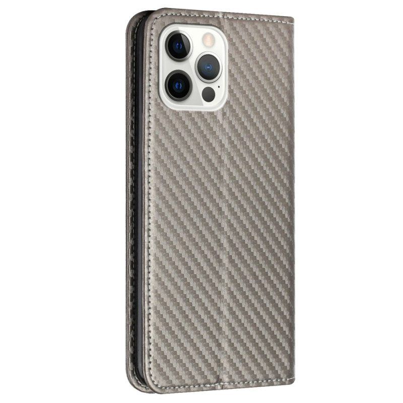 Puhelinkuoret iPhone 14 Pro Suojaketju Kuori Kotelot Flip Strappy Carbon Fiber Style