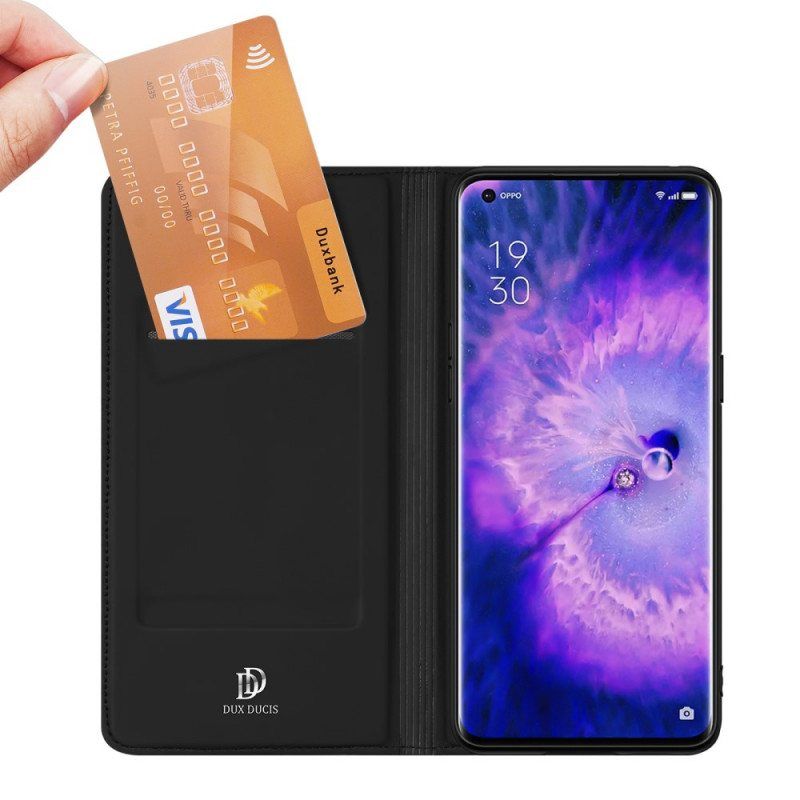 Puhelinkuoret Oppo Find X5 Pro Kotelot Flip Skin Pro -sarja Dux Ducis