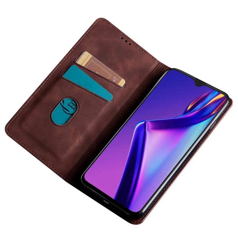 Puhelinkuoret Oppo Reno 8 Pro Kotelot Flip Nahkaefekti