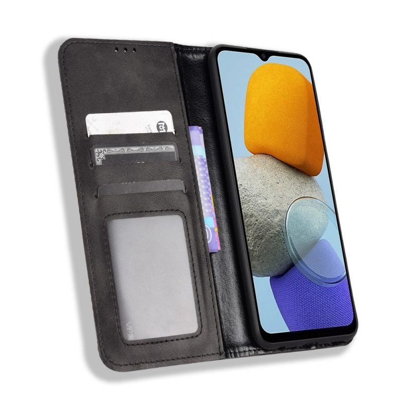 Puhelinkuoret Samsung Galaxy M23 5G Kotelot Flip Tyylitelty Vintage-nahkaefekti