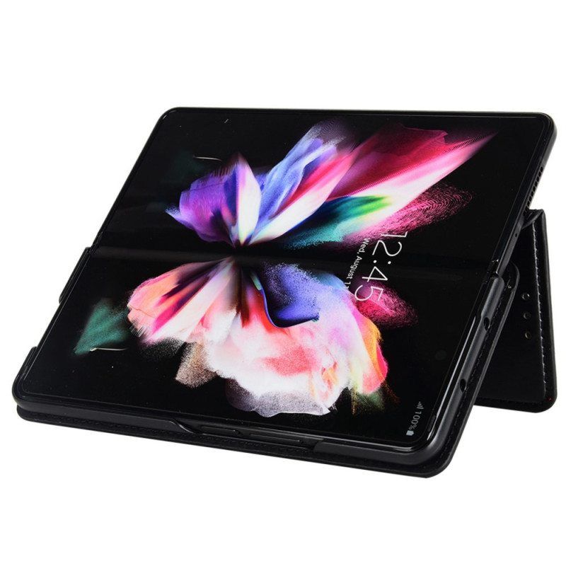 Puhelinkuoret Samsung Galaxy Z Fold 4 Kotelot Flip 3d Kuutio