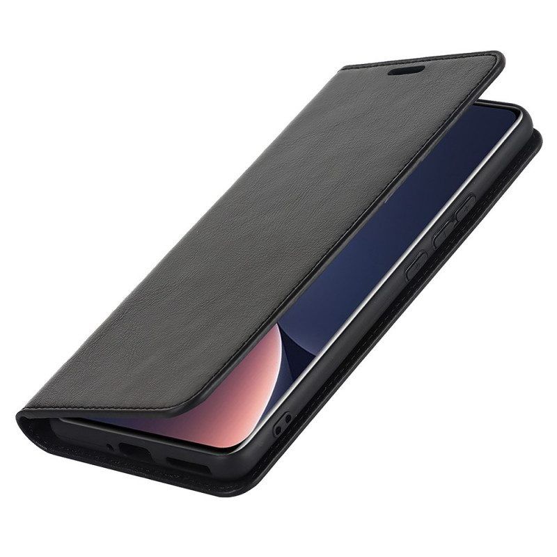 Puhelinkuoret Xiaomi 12 Pro Kotelot Flip Aito Nahka