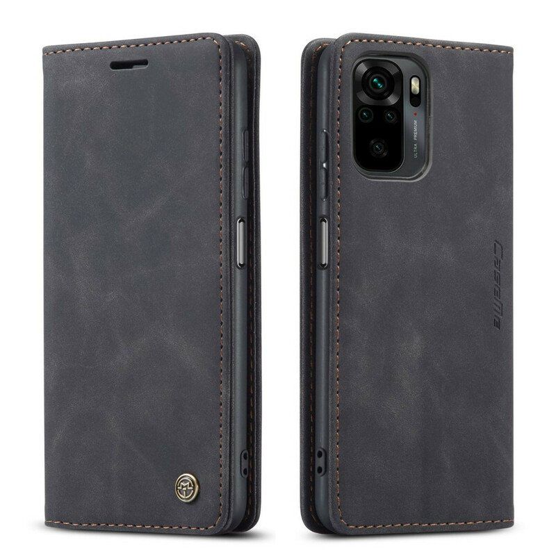 Puhelinkuoret Xiaomi Redmi Note 10 / 10S Kotelot Flip Caseme-nahkaefekti