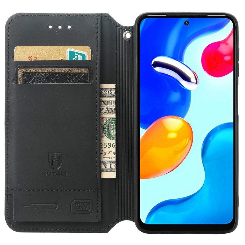 Puhelinkuoret Xiaomi Redmi Note 11 / 11S Kotelot Flip Caseno Rfid -suunnittelu