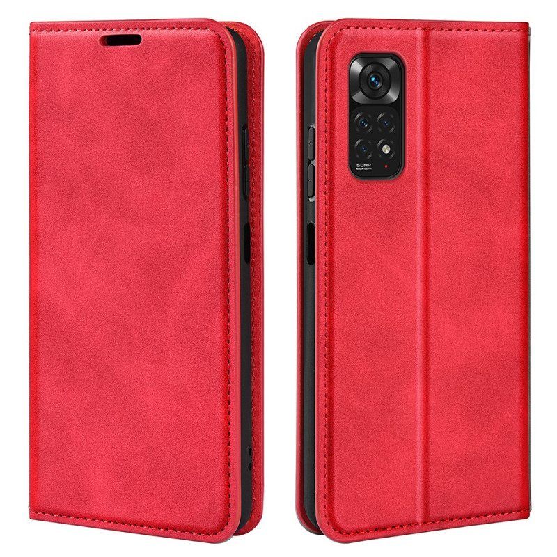 Puhelinkuoret Xiaomi Redmi Note 11 / 11S Kotelot Flip Nahkaefekti