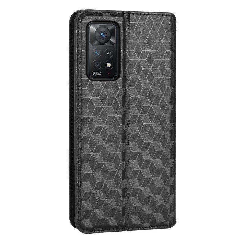 Puhelinkuoret Xiaomi Redmi Note 11 Pro / 11 Pro 5G Kotelot Flip 3d Diamond Leather Effect