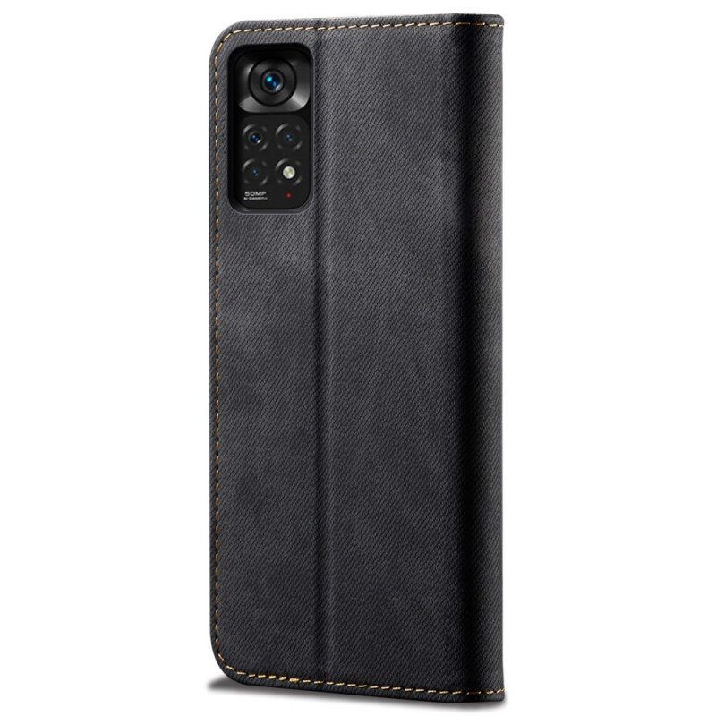 Puhelinkuoret Xiaomi Redmi Note 11 Pro / 11 Pro 5G Kotelot Flip Denim Kangas