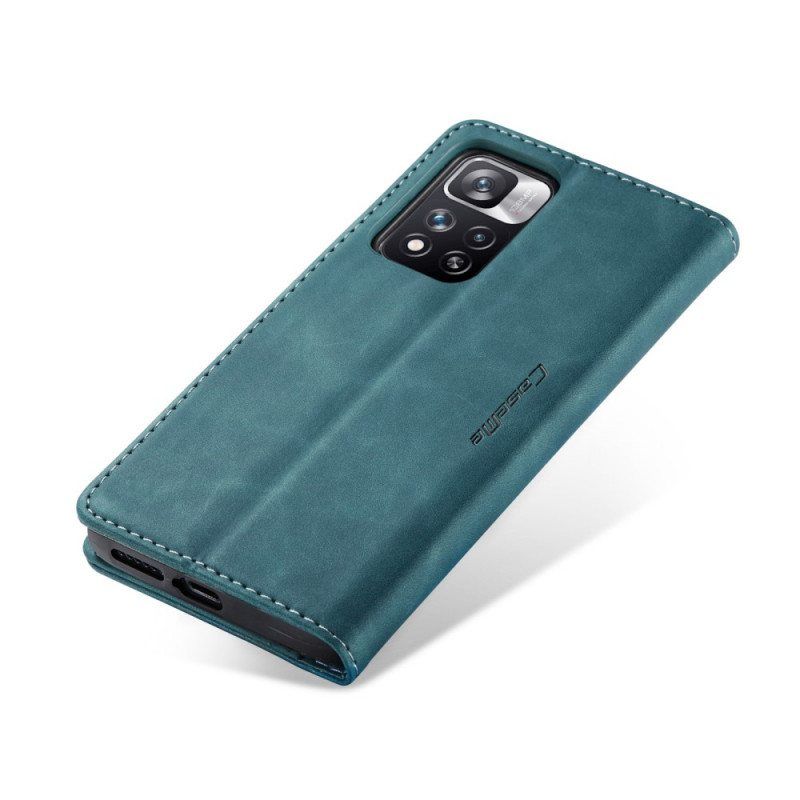 Puhelinkuoret Xiaomi Redmi Note 11 Pro Plus 5G Kotelot Flip Caseme Keinonahkaa