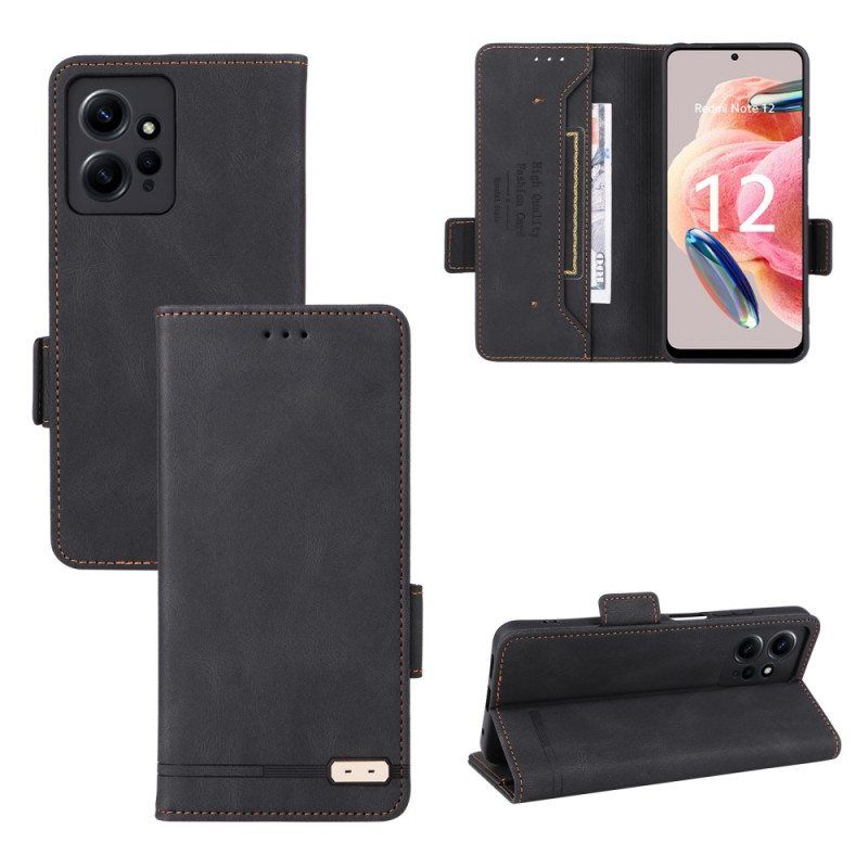 Puhelinkuoret Xiaomi Redmi Note 12 4G Kotelot Flip Vintage Classic